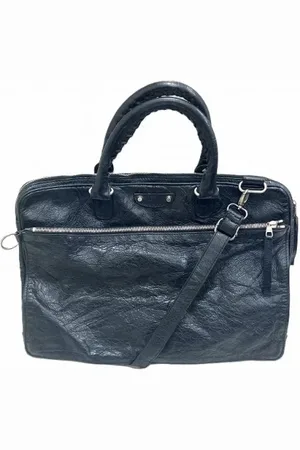 Balenciaga Femme, Pre-owned, Noir, Taille: ONE Size Pre-owned Cuir sacoches-mallettes
