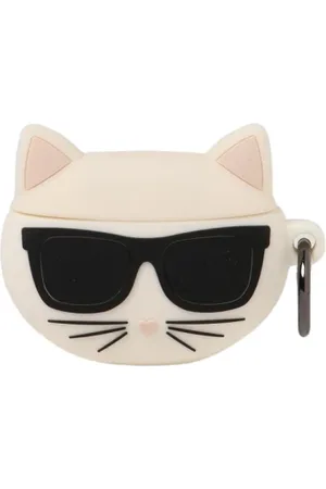 Karl Lagerfeld Homme, Accessoires, Blanc, Taille: ONE Size Choupette AirPods Étui de Protection
