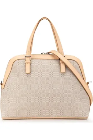 Burberry Femme, Pre-owned, Brun, Taille: ONE Size Pre-owned Toile sacs-main