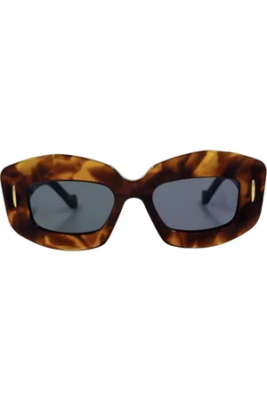Loewe Femme, Accessoires, Brun, Taille: ONE Size Lunettes de soleil marron havana pour femmes