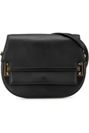VALENTINO Femme, Pre-owned, Noir, Taille: ONE Size Pre-owned Cuir sacs-main