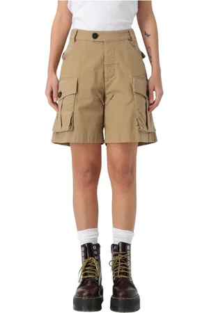 Dsquared2 Femme, Shorts, , Taille: 36 FR Shorts Cargo avec Plusieurs Poches