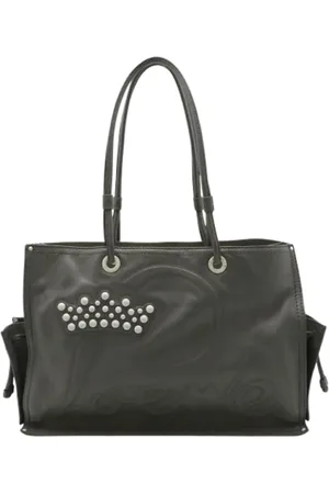 Loewe Femme, Pre-owned, Gris, Taille: ONE Size Pre-owned Cuir sacs-ports-paule