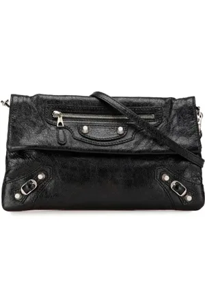 Balenciaga Femme, Pre-owned, Noir, Taille: ONE Size Pre-owned Cuir pochettes-minaudieres