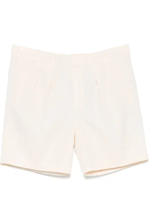 Tom Ford Homme, Shorts, Blanc, Taille: W34 Shorts en soie et coton avec poches