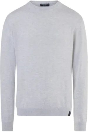 North Sails Homme, Pulls, Gris, Taille: XL Pull en Coton Col Rond Écologique Manches Longues
