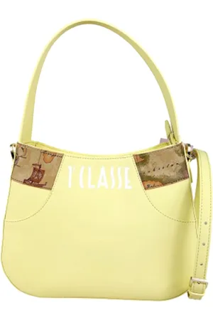 ALVIERO MARTINI 1A CLASSE Femme, Sacs, Jaune, Taille: ONE Size Sac à Bandoulière en Cuir Jaune Moderne
