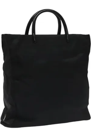 Prada Femme, Pre-owned, Noir, Taille: ONE Size Pre-owned Nylon sacs-main
