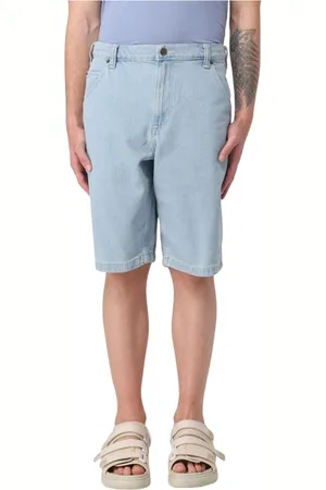 Dickies Homme, Shorts, Bleu, Taille: W30 Stone Washed Relaxed Fit Denim Shorts