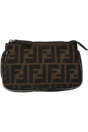 Fendi Femme, Pre-owned, Brun, Taille: ONE Size Pre-owned Toile trousses-de-toilette
