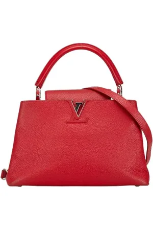 LOUIS VUITTON Femme, Pre-owned, Rouge, Taille: ONE Size Pre-owned Cuir sacs-main