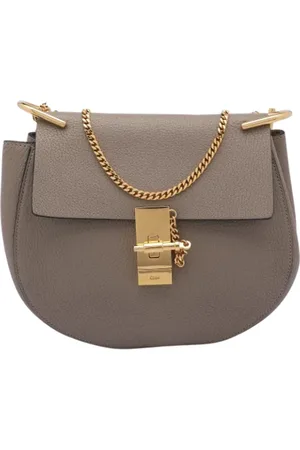 Chloé Femme, Pre-owned, Gris, Taille: ONE Size Pre-owned Cuir sacs-ports-paule