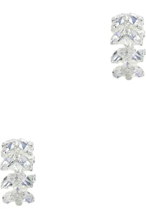MAGDA BUTRYM Femme, Accessoires, Gris, Taille: ONE Size Marquise Crystal Drop Boucles d