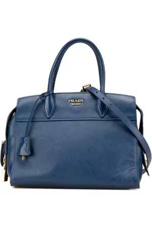Prada Femme, Pre-owned, Bleu, Taille: ONE Size Pre-owned Cuir sacs-prada