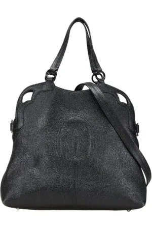 Cartier Femme, Pre-owned, Noir, Taille: ONE Size Pre-owned Cuir sacs-main