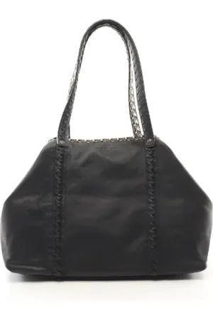 Bottega Veneta Femme, Pre-owned, Noir, Taille: ONE Size Pre-owned Cuir sacs-main