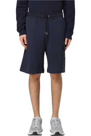 HUGO BOSS Homme, Shorts, Bleu, Taille: M Shorts Cargo Bleus Confortables Élégante Option