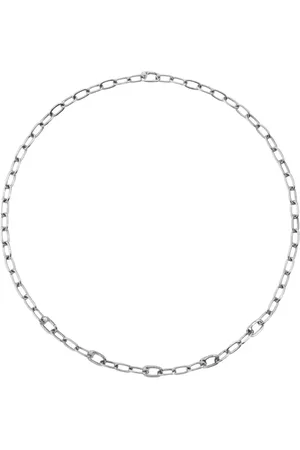 Dodo Femme, Accessoires, Gris, Taille: ONE Size Collier Chaîne Classique