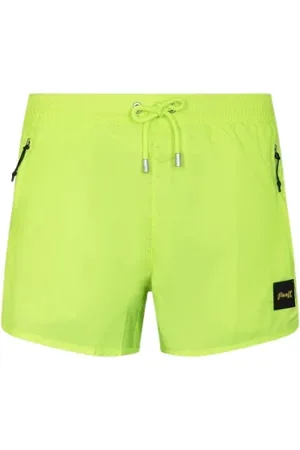 F**K Homme, Maillots de bain, Vert, Taille: M Shorts de Plage Homme