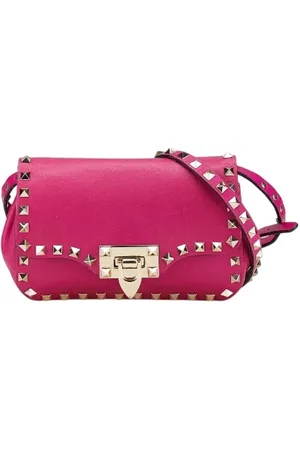 VALENTINO Femme, Pre-owned, Rose, Taille: ONE Size Pre-owned Cuir sacs-bandouliere