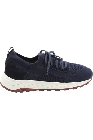HENDERSON BARACCO Homme, Chaussures, Bleu, Taille: 42 1/2 EU Chaussures plates en tricot bleu semelle Vibram