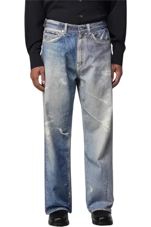 OUR LEGACY Homme, Jeans, Bleu, Taille: W34 Jean Classique Déchiré pour Homme