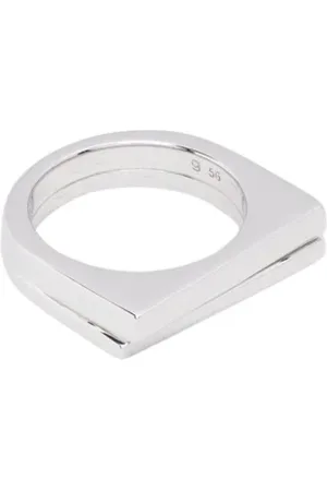 TOM WOOD Femme, Accessoires, Gris, Taille: 54 MM Bague Bijou Argent
