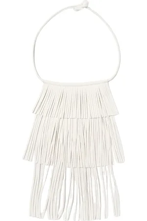 LIVIANA CONTI Femme, Accessoires, Blanc, Taille: ONE Size Collier à Franges Blanc