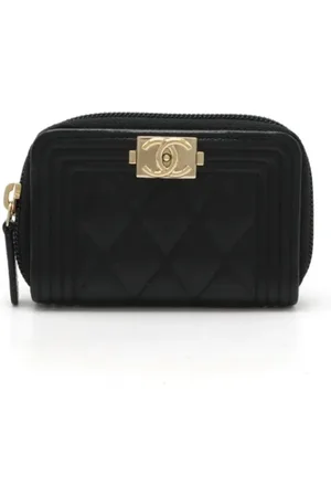 CHANEL Unisex, Pre-owned, Noir, Taille: ONE Size Pre-owned Cuir accessoires-de-bureau
