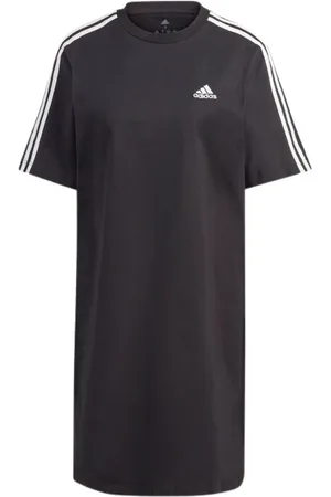 adidas Femme, Robes, Noir, Taille: 36 FR Robe T-Shirt Décontractée