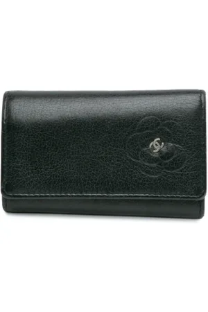 CHANEL Femme, Pre-owned, Noir, Taille: ONE Size Pre-owned Cuir accessoires-de-bureau