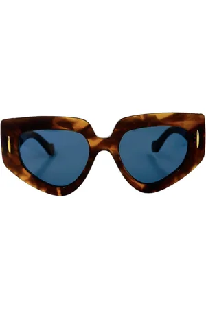 Loewe Femme, Accessoires, Brun, Taille: ONE Size Lunettes de Soleil Butterfly Screen - Caramel Marron