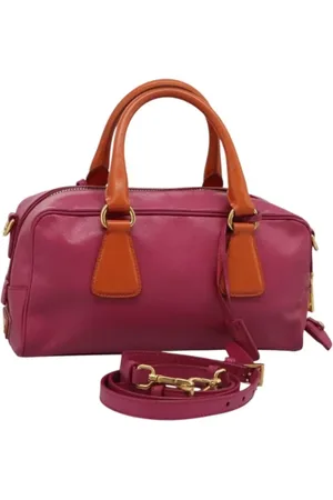 Prada Femme, Pre-owned, Rose, Taille: ONE Size Pre-owned Cuir sacs-main