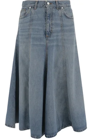 haikure Femme, Jupes, Bleu, Taille: W26 Jupe Évasée en Denim