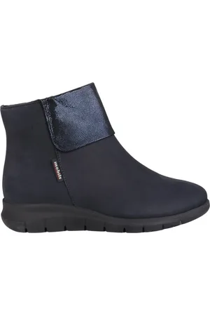 Mephisto Femme, Chaussures, Bleu, Taille: 37 EU Botte ergonomique large et doublée - bleu