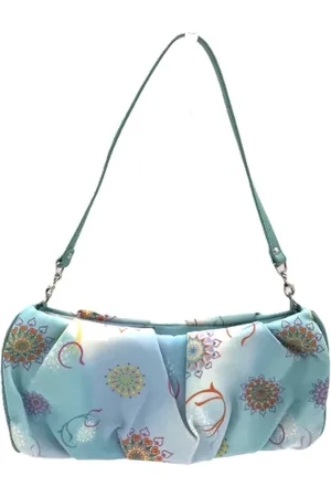 Salvatore Ferragamo Femme, Pre-owned, Bleu, Taille: ONE Size Pre-owned Toile trousses-de-toilette