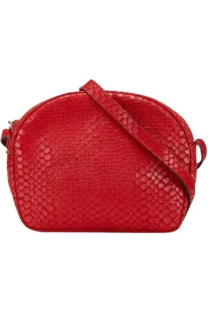 Salvatore Ferragamo Femme, Pre-owned, Rouge, Taille: ONE Size Pre-owned Cuir sacs-ports-paule
