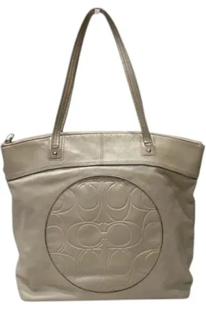Coach Femme, Pre-owned, Brun, Taille: ONE Size Pre-owned Cuir cabas