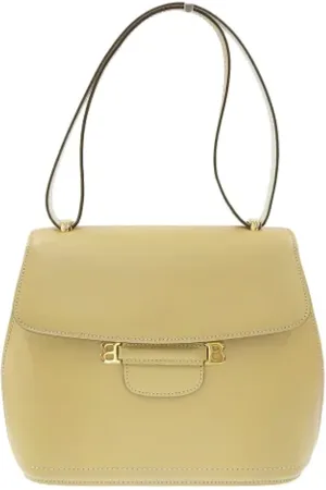 Bally Femme, Pre-owned, Jaune, Taille: ONE Size Pre-owned Cuir sacs-ports-paule