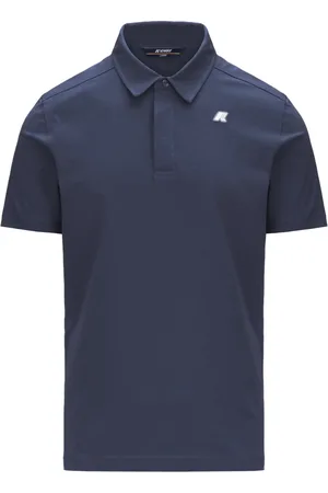 K-Way Homme, Tops, Bleu, Taille: XL Polo en jersey stretch léger