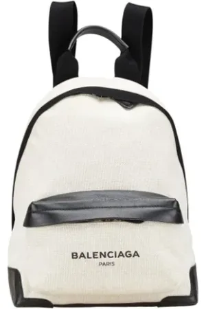 Balenciaga Femme, Pre-owned, Blanc, Taille: ONE Size Pre-owned Toile sacs-balenciaga