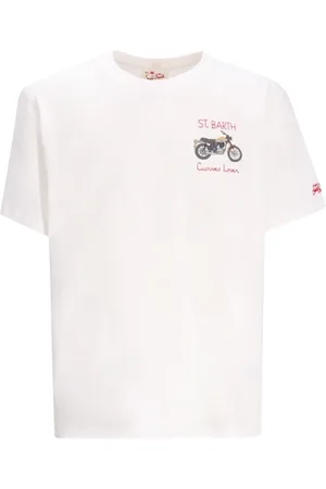 MC2 SAINT BARTH Homme, Tops, Blanc, Taille: M T-shirt en coton de différentes couleurs
