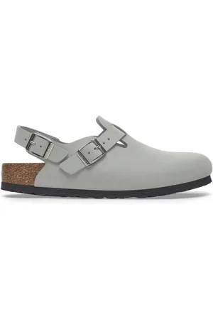 Birkenstock Femme, Chaussures, Gris, Taille: 38 EU Sandales à double boucle Pure Sage