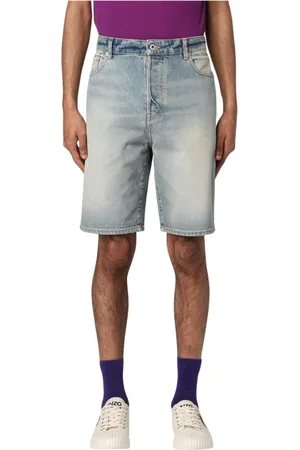 Kenzo Homme, Shorts, Bleu, Taille: W30 Shorts en Denim Bleu