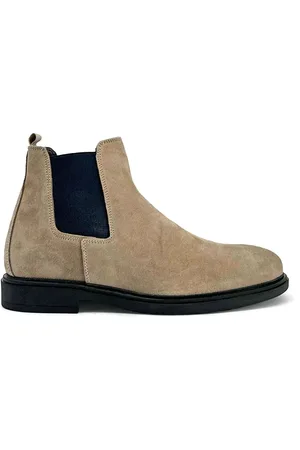Duca Di Morrone Homme, Chaussures, Brun, Taille: 41 EU Bottines en Daim de Qualité Supérieure avec Doublure en Cuir