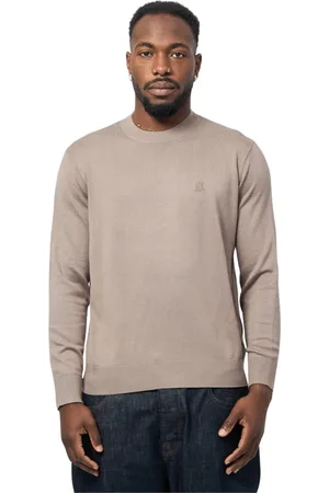 Armani Exchange Homme, Pulls, Brun, Taille: S Pull Marron Manches Longues Coton Soie