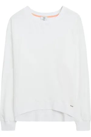 Cinque Homme, Sweatshirts et sweats à capuche, Blanc, Taille: S Pull à Col Rond Confortable