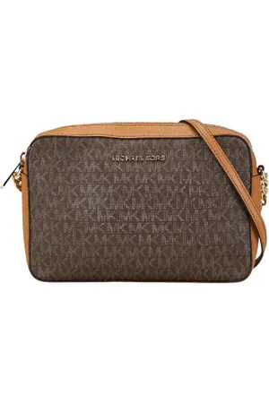 Michael Kors Femme, Pre-owned, Brun, Taille: ONE Size Pre-owned Cuir sacs-bandouliere