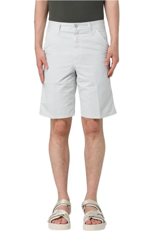 Carhartt Homme, Shorts, Gris, Taille: W30 Shorts Gris Coupe Décontractée