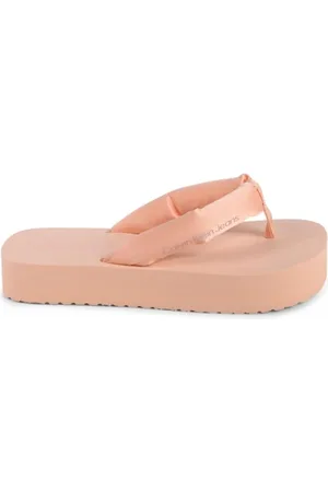 Calvin Klein Femme, Chaussures, , Taille: 38 EU Tongs Plateforme Rose Confortables Élégantes